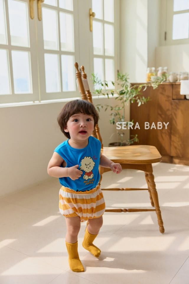 Sera baby - Korean Baby Fashion - #babywear - Poodle ST Pants Top Bottom Set - 3
