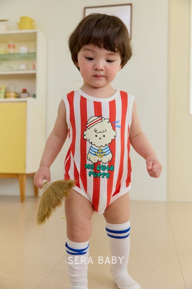 Sera baby - Korean Baby Fashion - #babywear - ST Marine Body Suit - 11