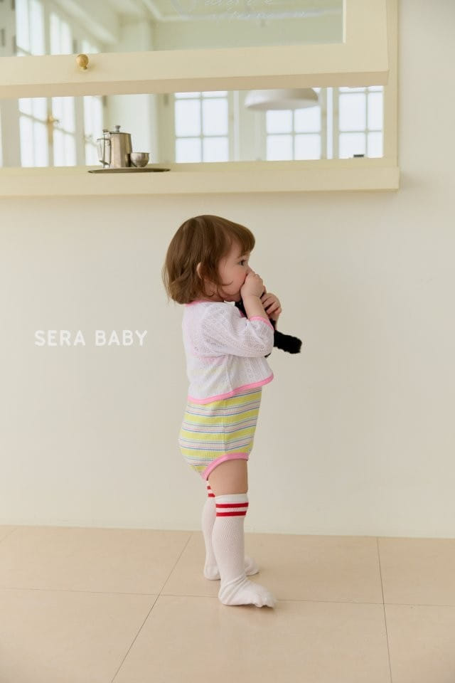 Sera baby - Korean Baby Fashion - #onlinebabyshop - Apple Scotch Cardigan - 9
