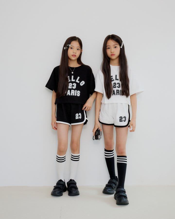 Sm2 - Korean Children Fashion - #fashionkids - Hello Top Bottom Set