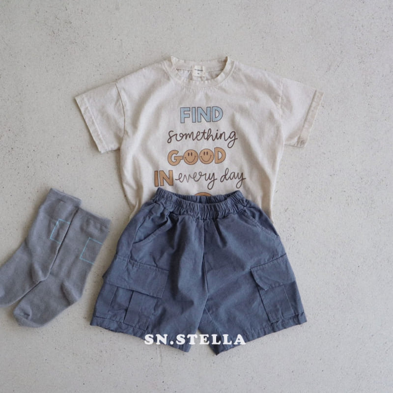 Sn.stella - Korean Children Fashion - #childrensboutique - Cargo Shorts - 4