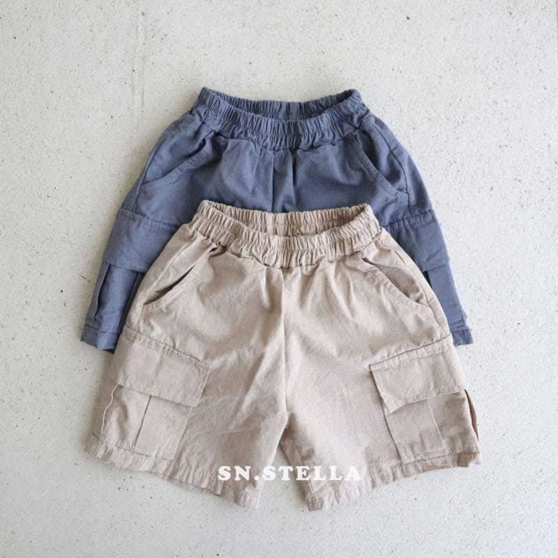 Sn.stella - Korean Children Fashion - #fashionkids - Cargo Shorts - 6