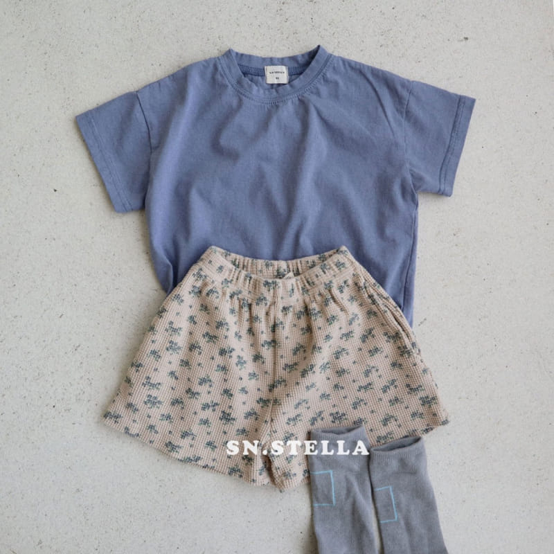 Sn.stella - Korean Children Fashion - #discoveringself - Plain Tee - 4