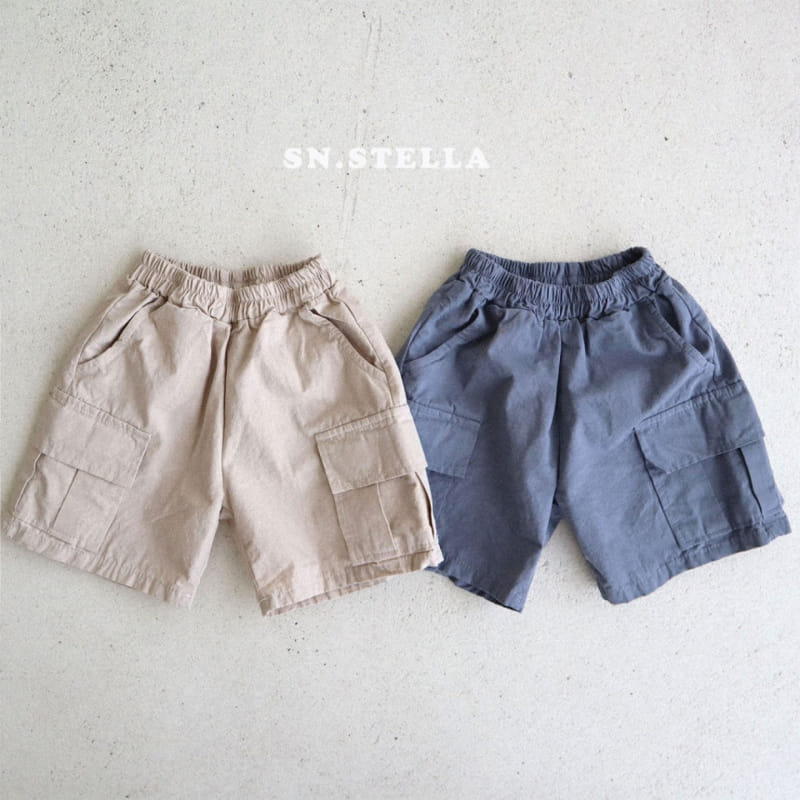 Sn.stella - Korean Children Fashion - #kidsshorts - Cargo Shorts - 7