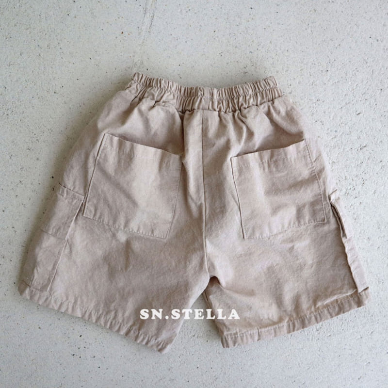 Sn.stella - Korean Children Fashion - #littlefashionista - Cargo Shorts - 11