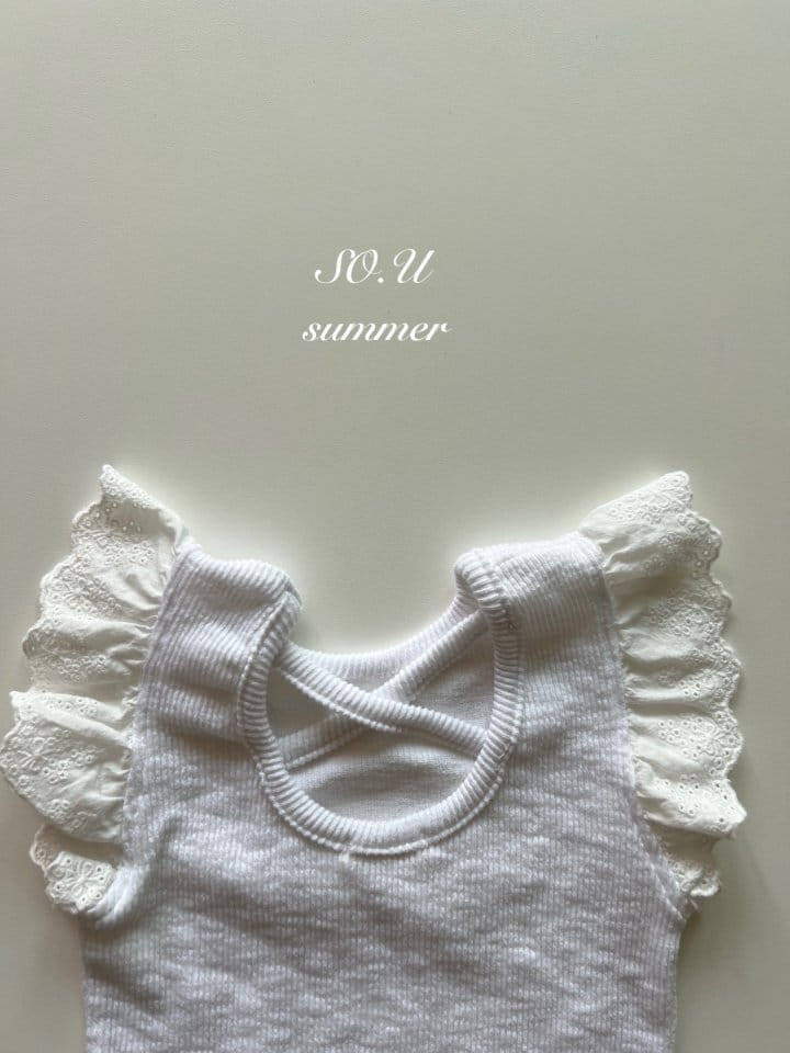 So U - Korean Baby Fashion - #babyboutiqueclothing - Lace Wing Tee - 6