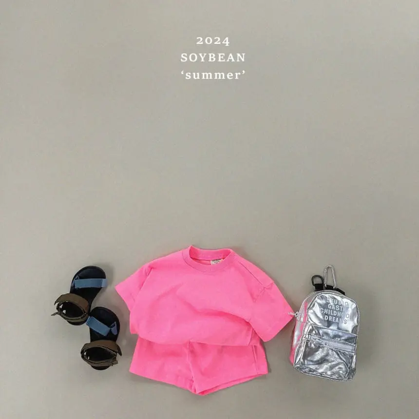 Soybean - Korean Children Fashion - #designkidswear - Summer Lollipop Top Bottom Set - 5