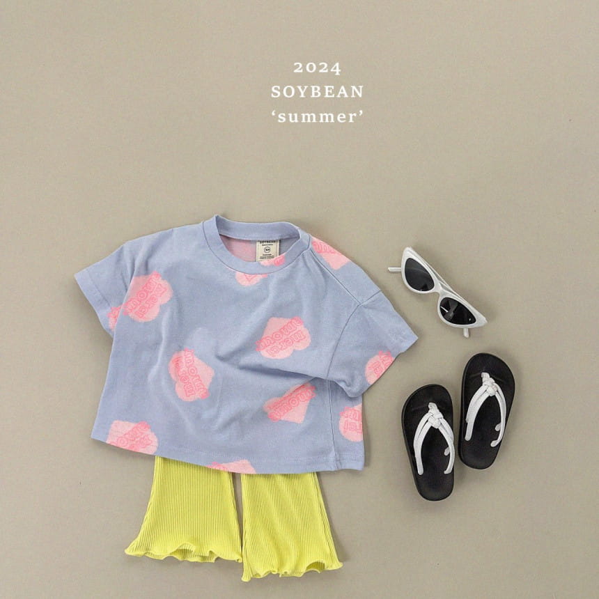 Soybean - Korean Children Fashion - #prettylittlegirls - Heart Short Sleeve Tee - 11