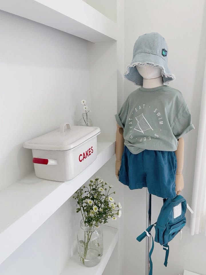 Studio M - Korean Children Fashion - #designkidswear - Swim Bench Tee - 3