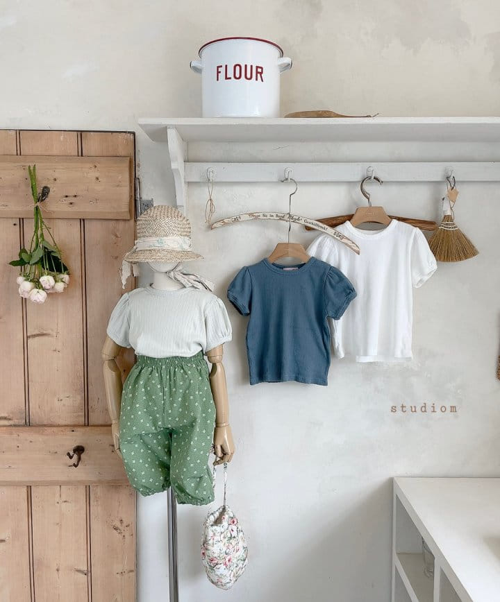 Studio M - Korean Children Fashion - #minifashionista - Momo Shirring Tee