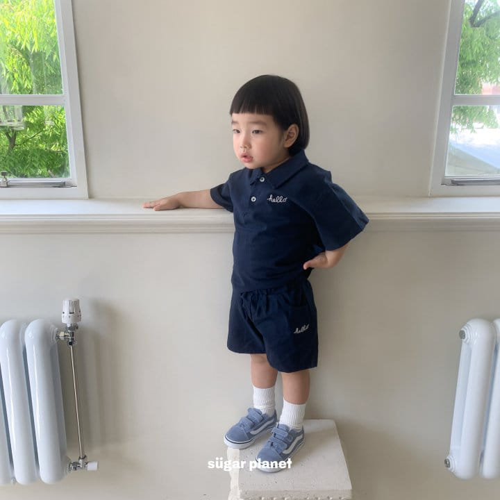 Sugar Planet - Korean Children Fashion - #childrensboutique - Hello L Shirt - 4