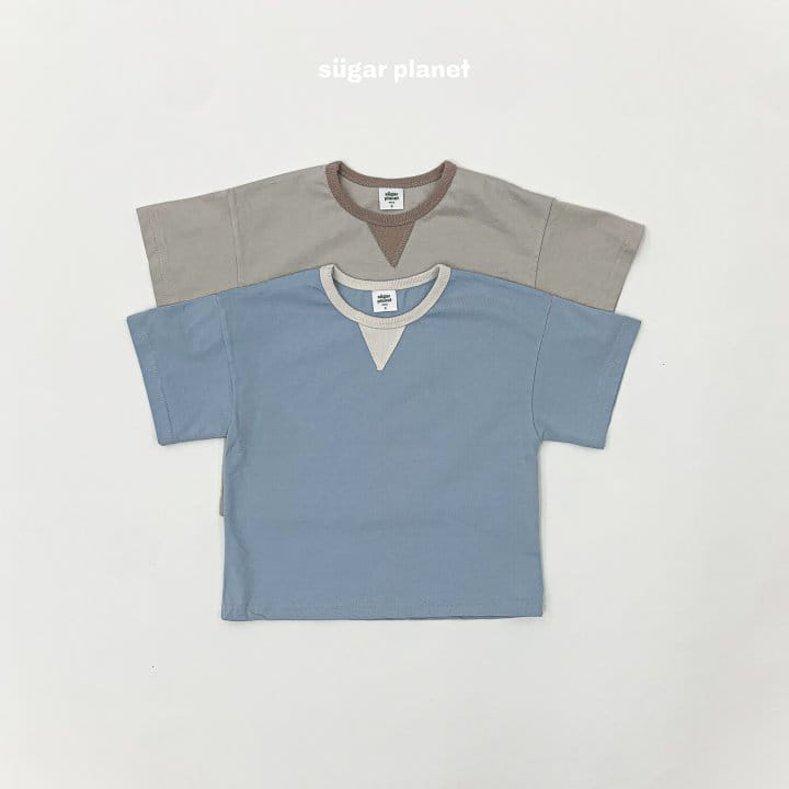 Sugar Planet - Korean Children Fashion - #discoveringself - Triangle Logo Short Sleeve Tee - 6