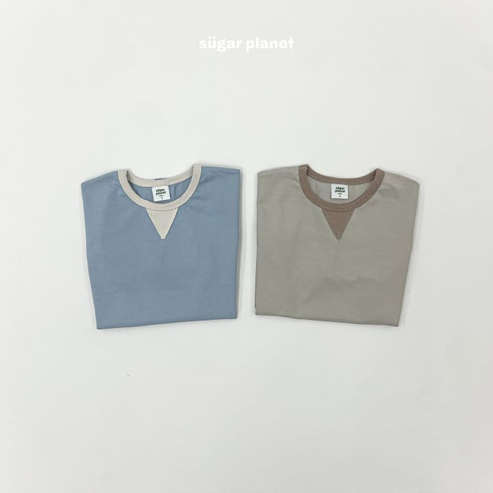 Sugar Planet - Korean Children Fashion - #fashionkids - Triangle Logo Short Sleeve Tee - 7