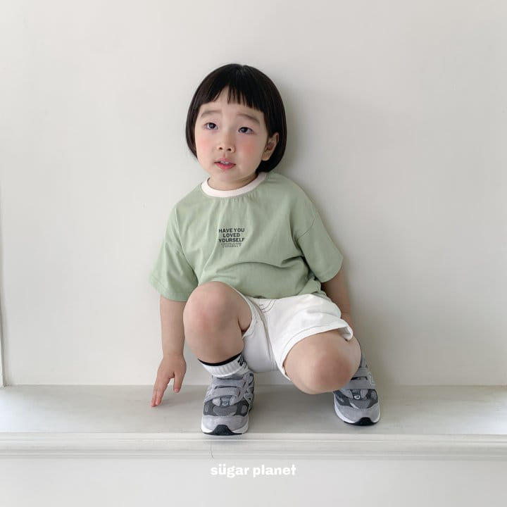 Sugar Planet - Korean Children Fashion - #kidsshorts - Today Tee