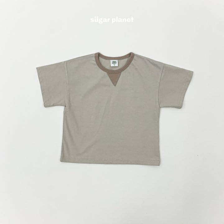 Sugar Planet - Korean Children Fashion - #kidzfashiontrend - Triangle Logo Short Sleeve Tee - 10