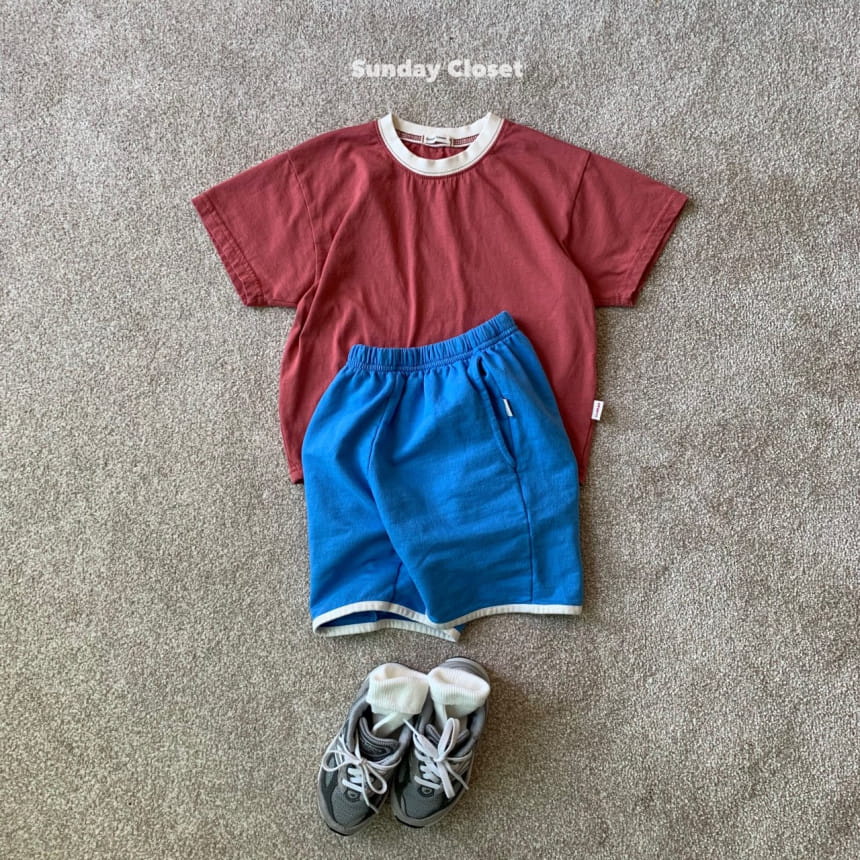 Sunday Closet - Korean Children Fashion - #childofig - Cloud Color Short Sleeve Tee - 4