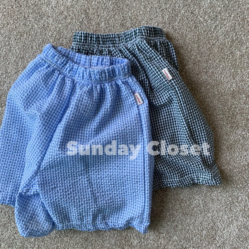 Sunday Closet - Korean Children Fashion - #fashionkids - Jijimi Check Shorts