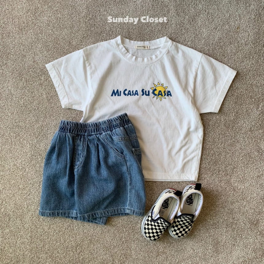 Sunday Closet - Korean Children Fashion - #fashionkids - Mayol Denim Shorts - 4