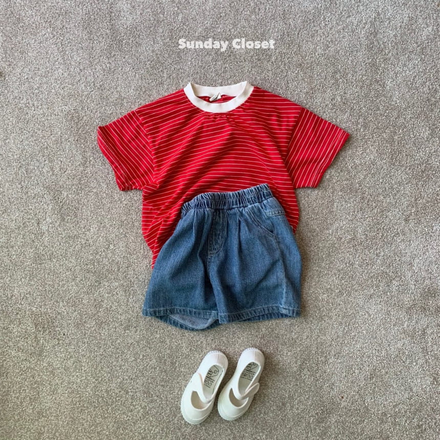 Sunday Closet - Korean Children Fashion - #littlefashionista - Mayol Denim Shorts - 8