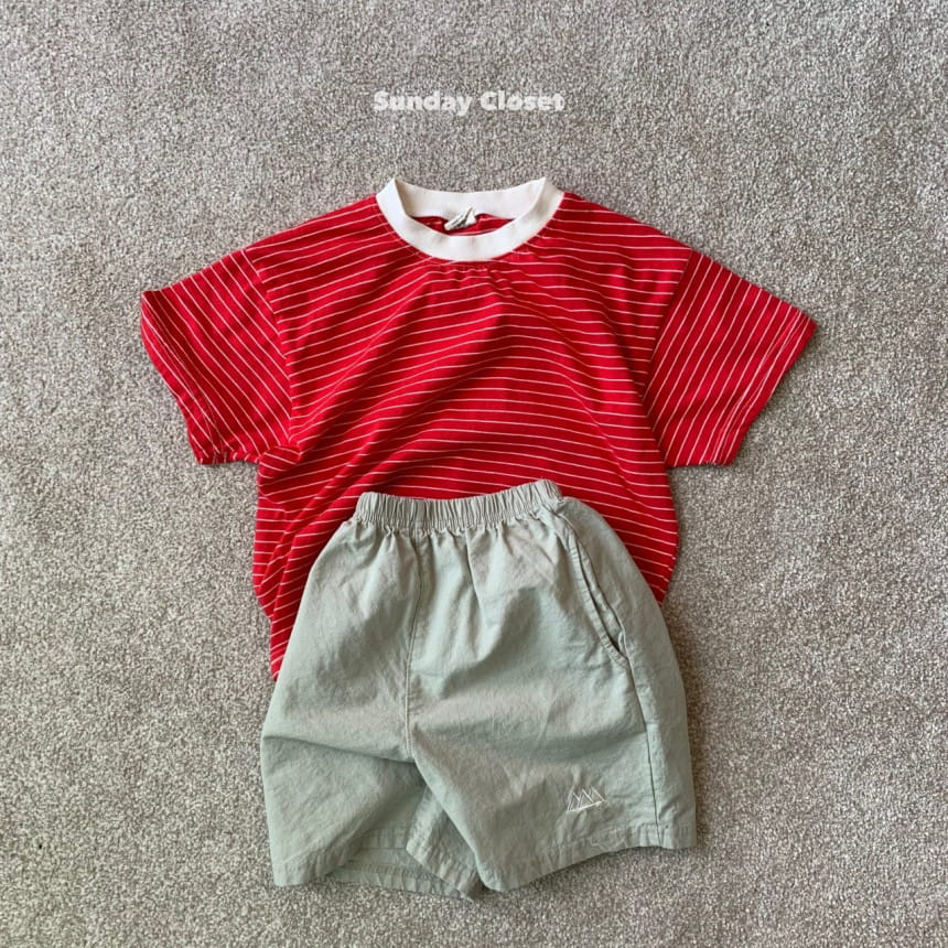 Sunday Closet - Korean Children Fashion - #toddlerclothing - Triangle Shorts - 4