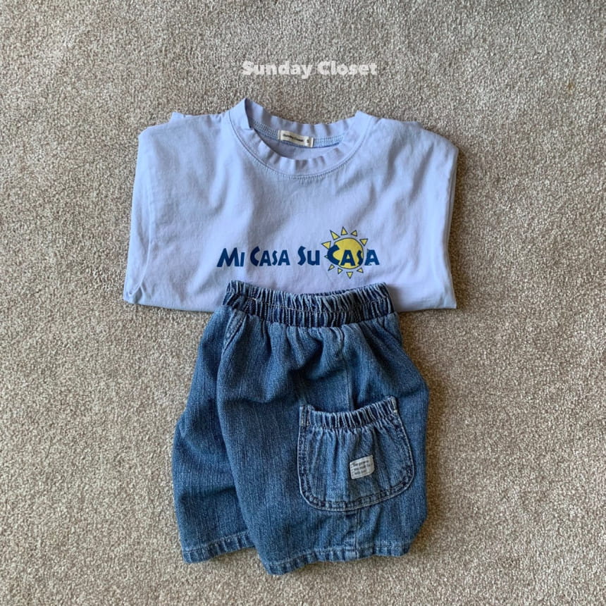Sunday Closet - Korean Children Fashion - #todddlerfashion - Play Denim Shorts - 6