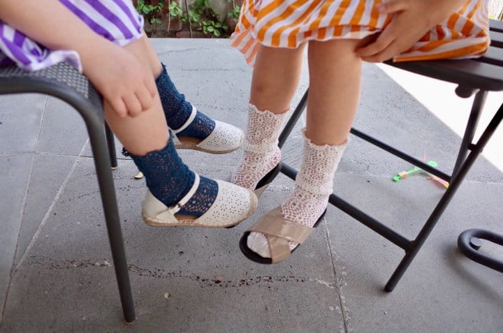 Teamand - Korean Children Fashion - #stylishchildhood - Knit Lace Socks - 9