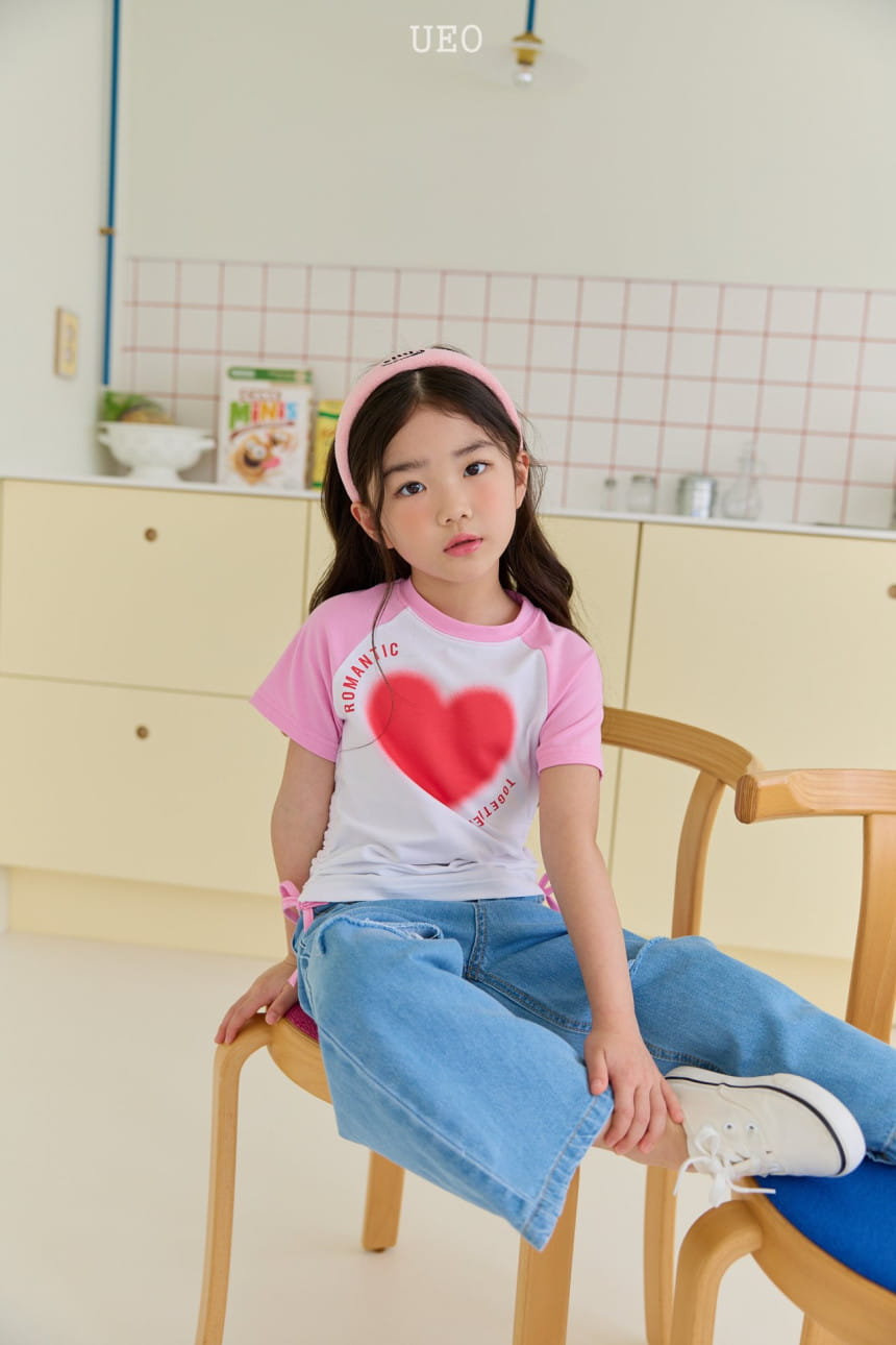 U Eo - Korean Children Fashion - #Kfashion4kids - Heart Shirring Tee - 10