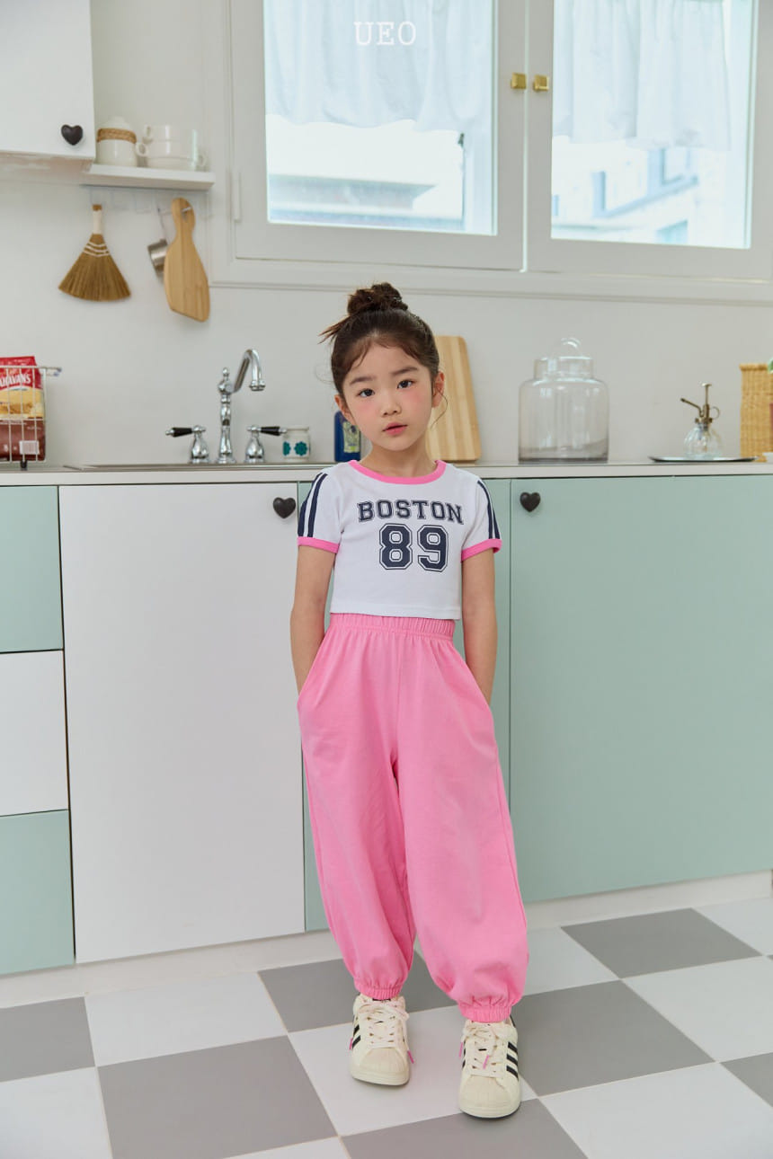 U Eo - Korean Children Fashion - #Kfashion4kids - Boston Crop Tee - 6