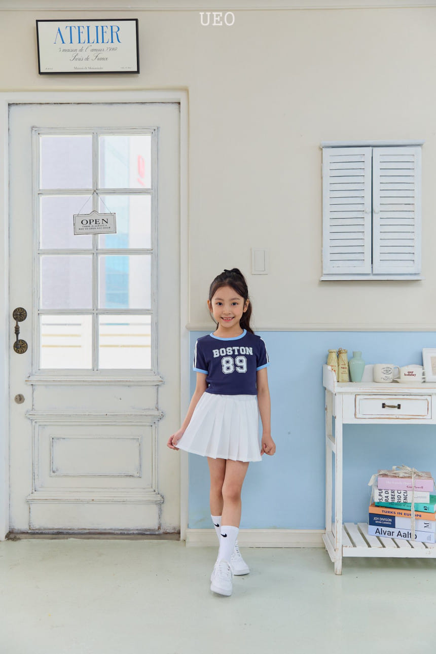 U Eo - Korean Children Fashion - #prettylittlegirls - Boston Crop Tee - 10
