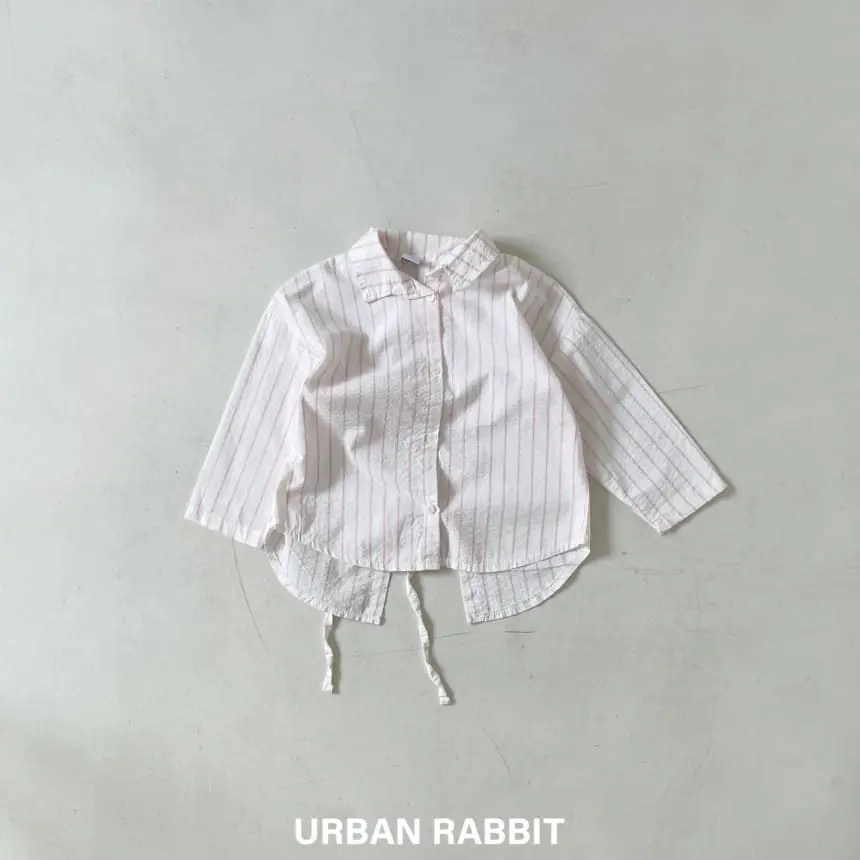 Urban Rabbit - Korean Children Fashion - #Kfashion4kids - Back Slit Ribbon Shirt - 6