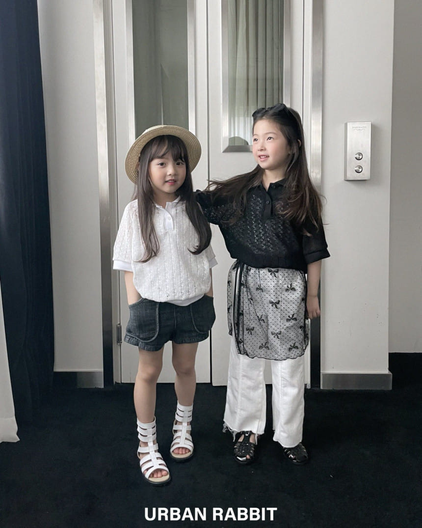 Urban Rabbit - Korean Children Fashion - #kidzfashiontrend - Summer Knit Collar Tee - 4