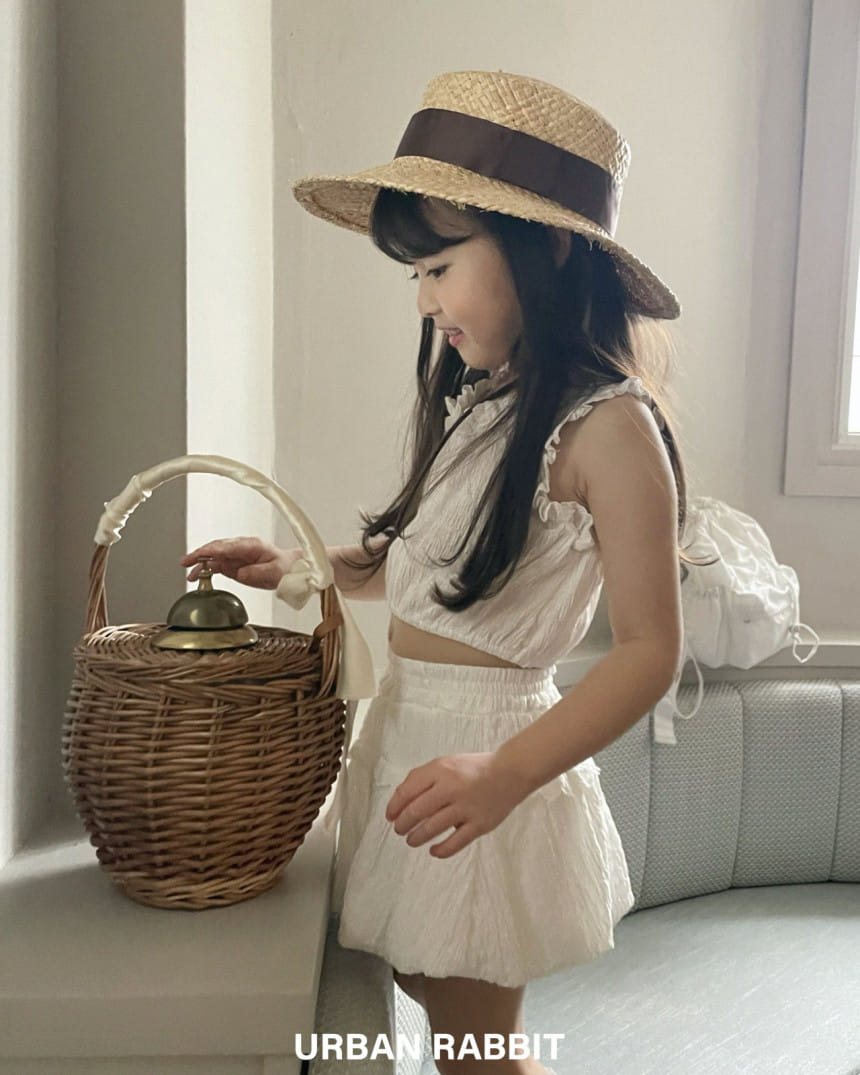 Urban Rabbit - Korean Children Fashion - #childofig - Creamy Sleeveless Blanc - 6