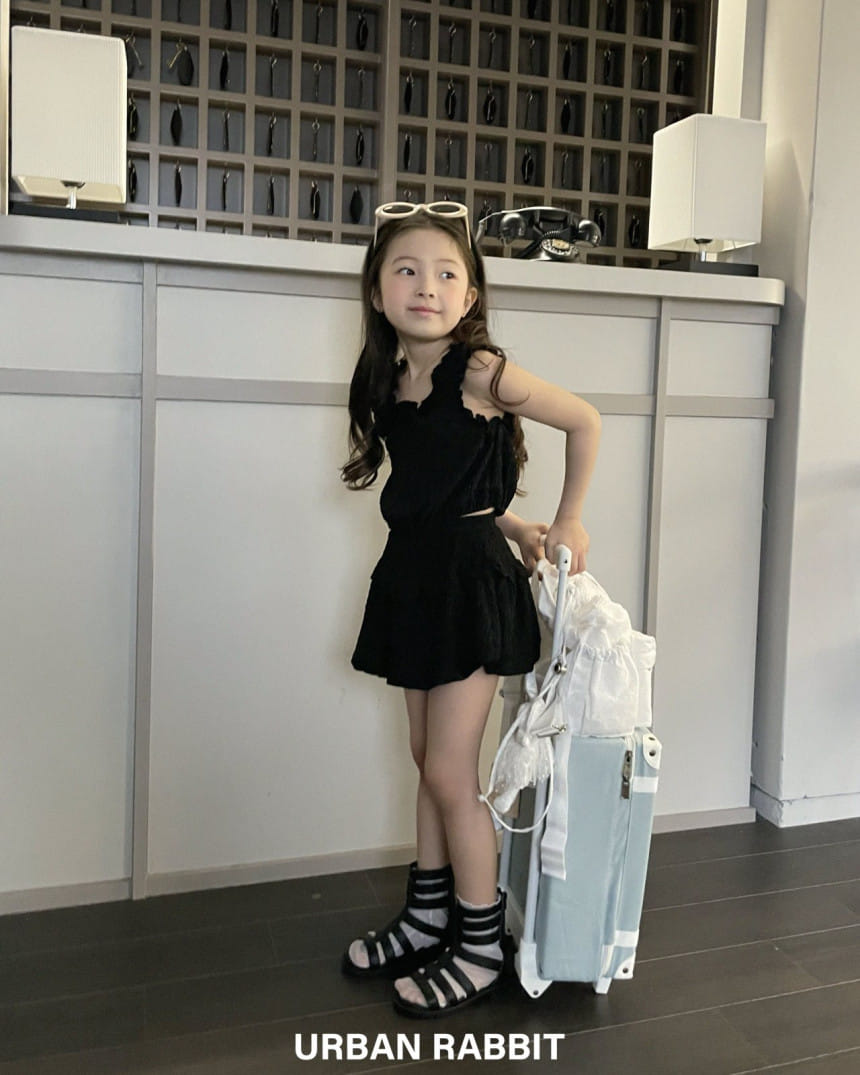 Urban Rabbit - Korean Children Fashion - #childrensboutique - Creamy Sleeveless Blanc - 7