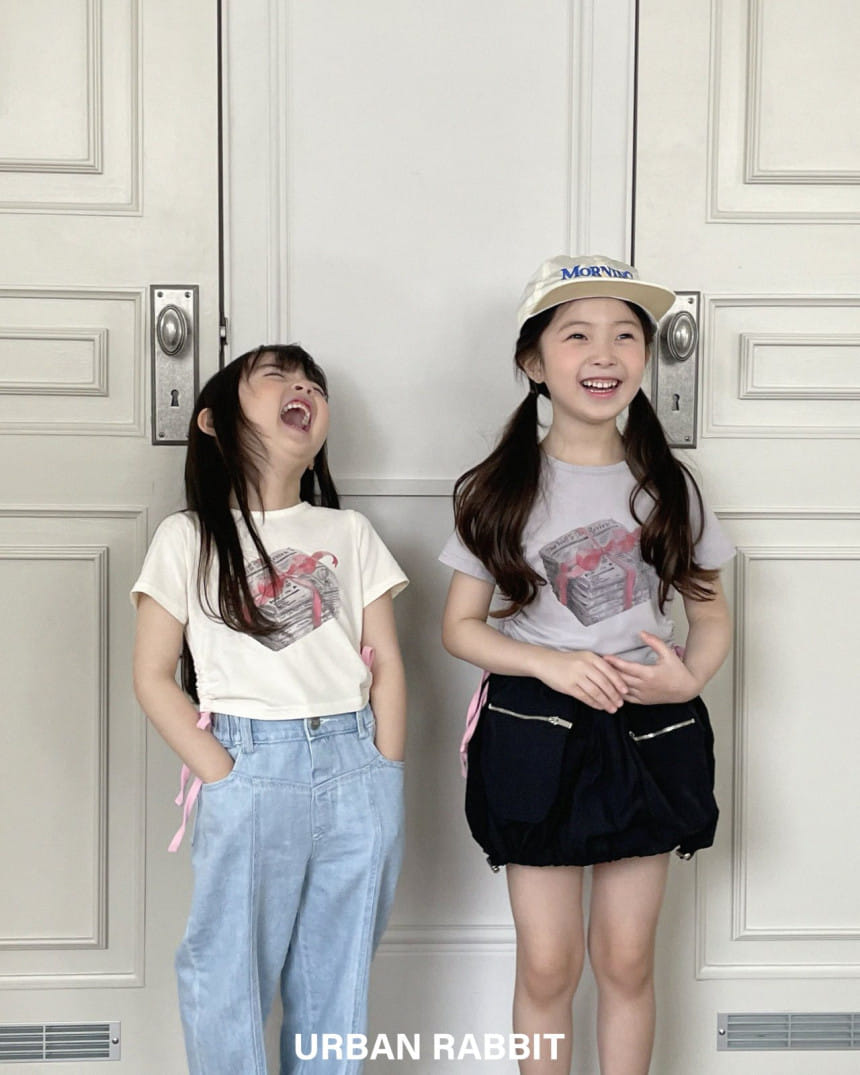 Urban Rabbit - Korean Children Fashion - #childofig - Present Shirring Tee - 4