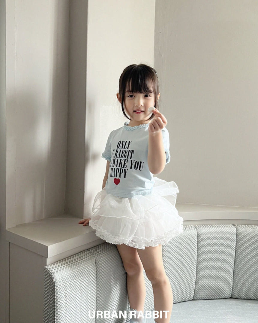 Urban Rabbit - Korean Children Fashion - #childrensboutique - Rabbit Lace Tee - 3