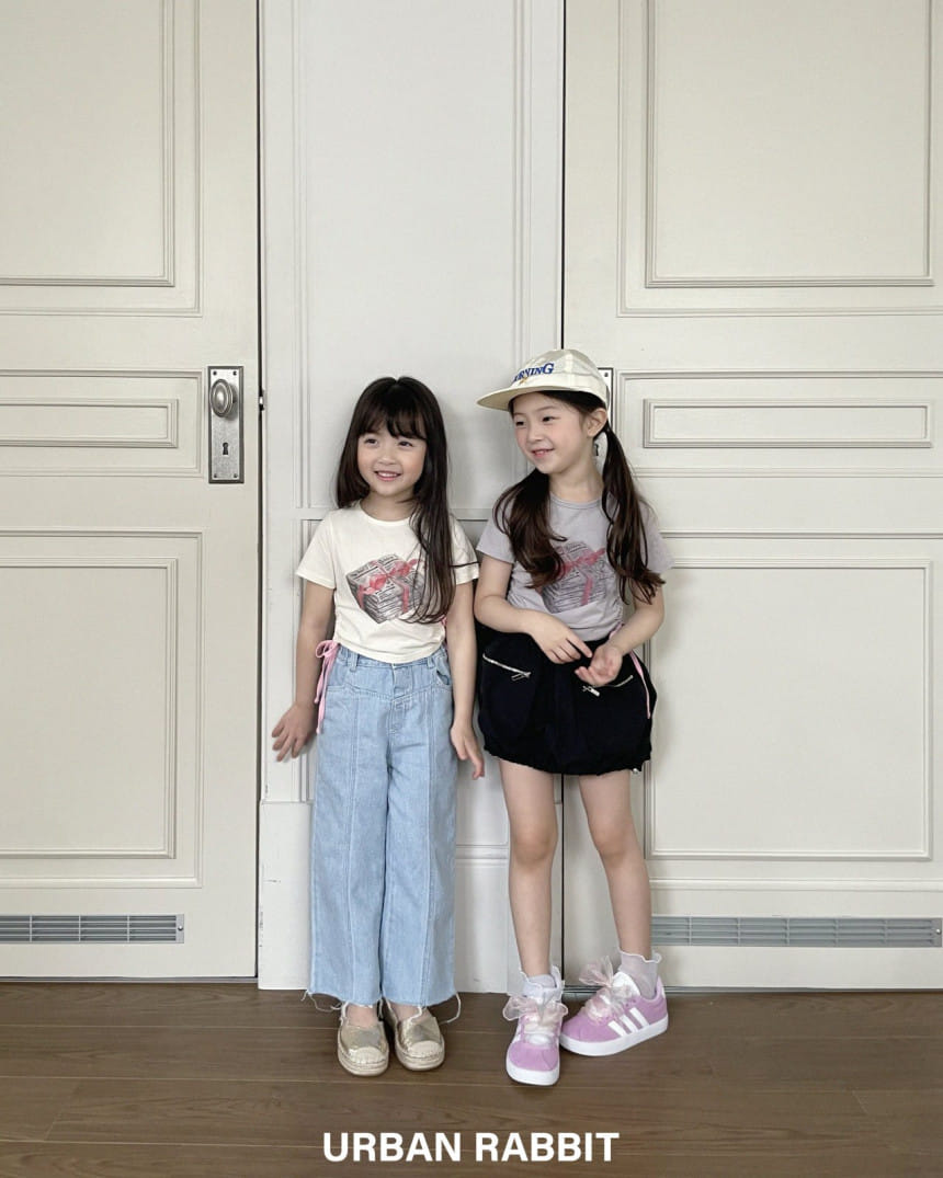 Urban Rabbit - Korean Children Fashion - #designkidswear - Present Shirring Tee - 5