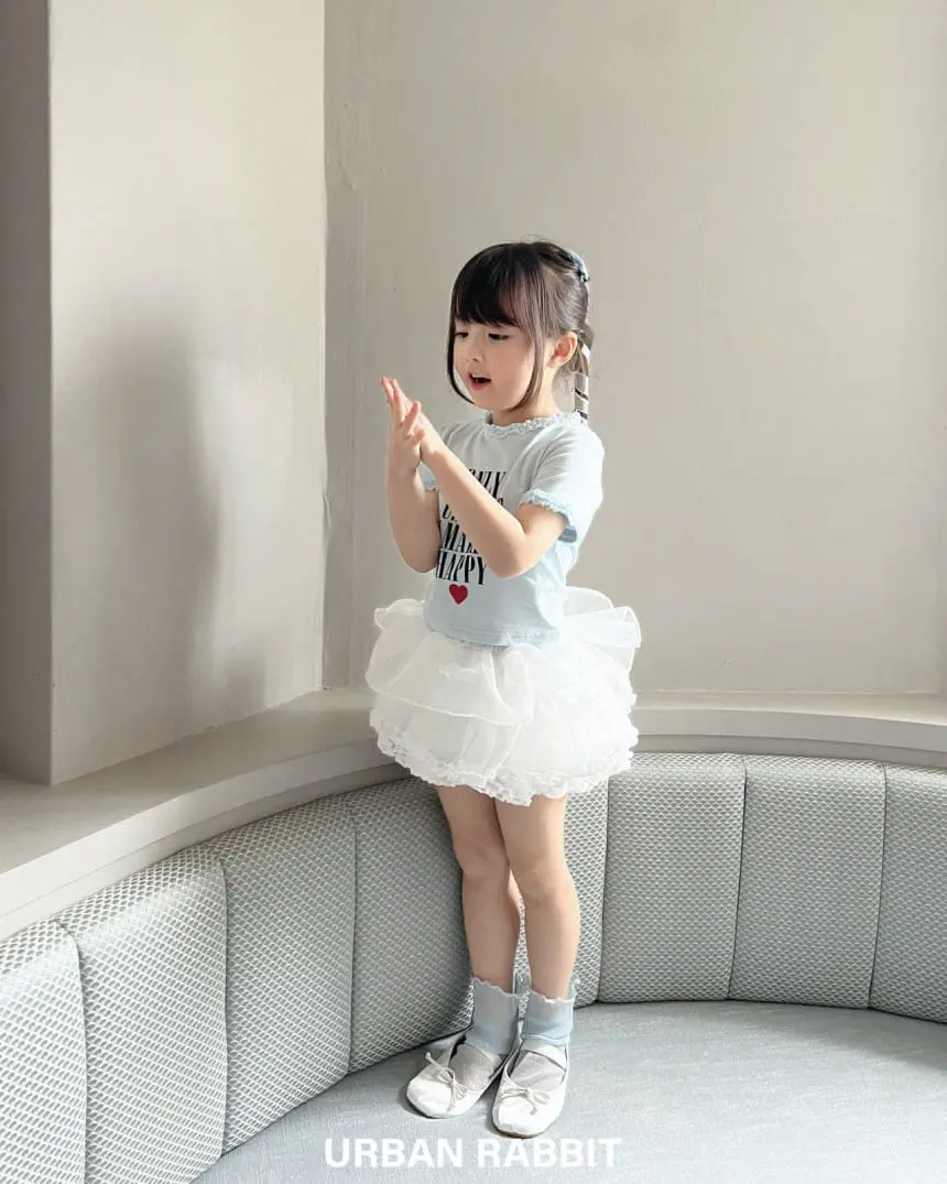 Urban Rabbit - Korean Children Fashion - #childrensboutique - Rabbit Lace Tee - 4