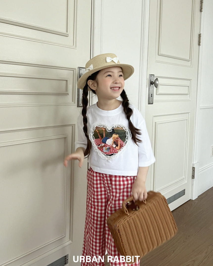 Urban Rabbit - Korean Children Fashion - #designkidswear - Picnic Crop Tee - 2