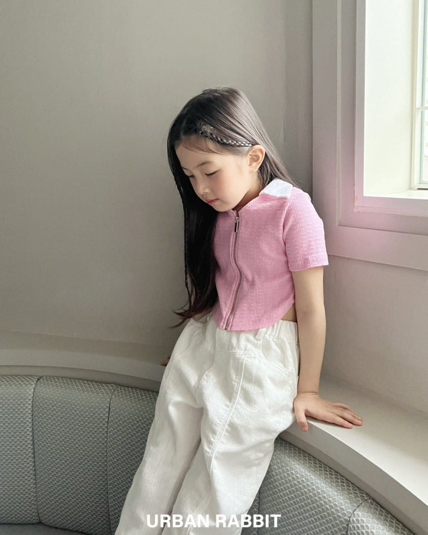 Urban Rabbit - Korean Children Fashion - #designkidswear - V Neck Collar Zip Up - 10