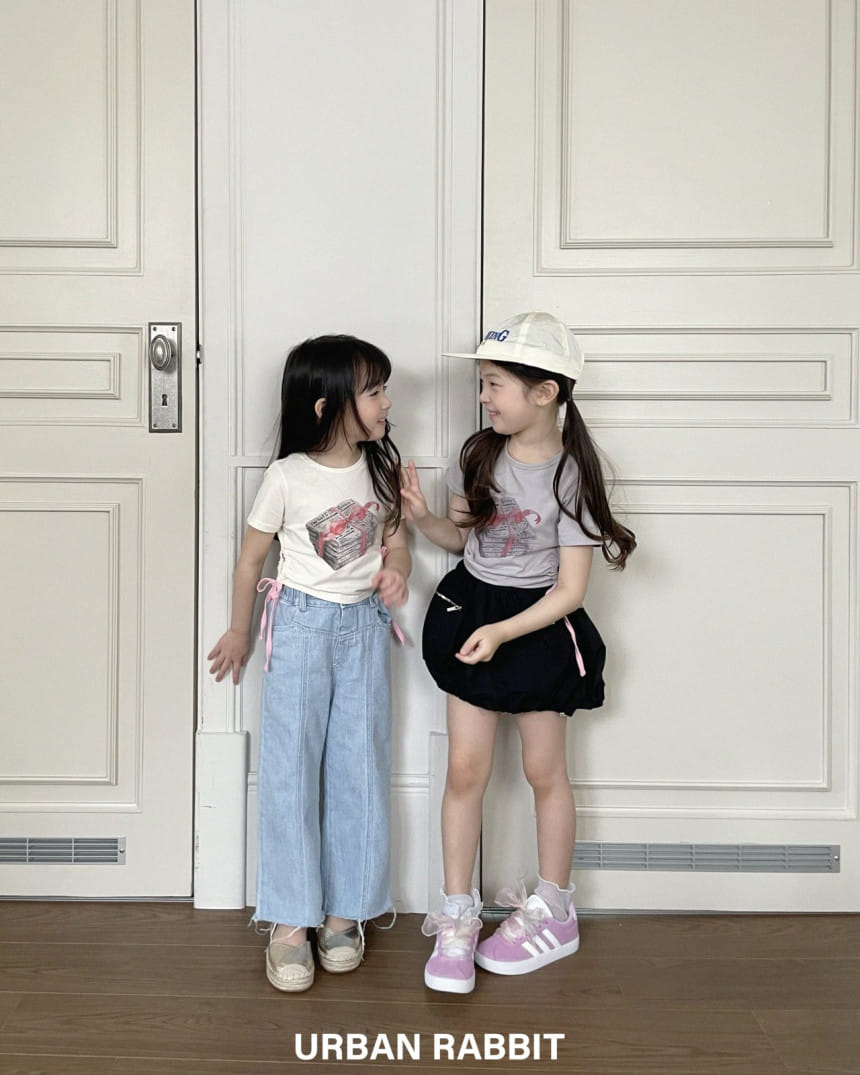 Urban Rabbit - Korean Children Fashion - #discoveringself - Present Shirring Tee - 6