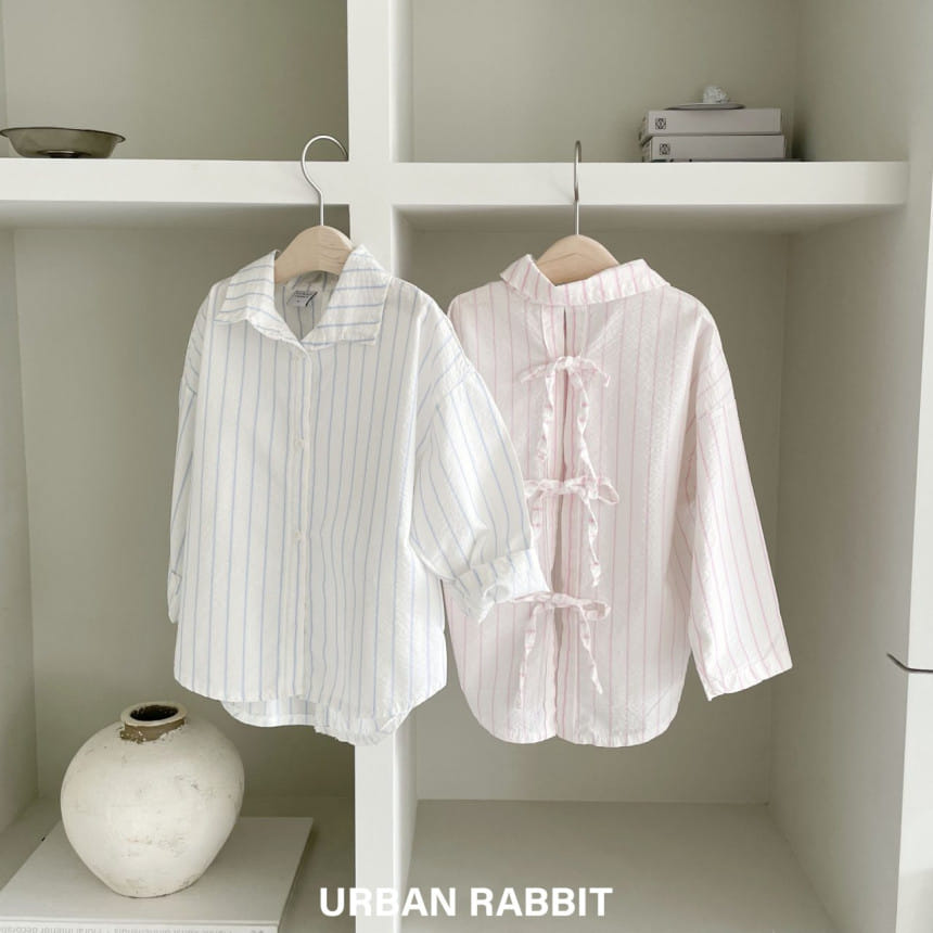 Urban Rabbit - Korean Children Fashion - #discoveringself - Back Slit Ribbon Shirt