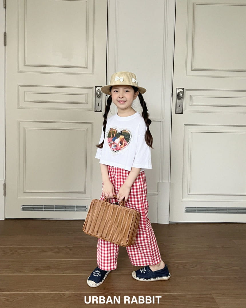 Urban Rabbit - Korean Children Fashion - #fashionkids - Check Picnic Pants - 6