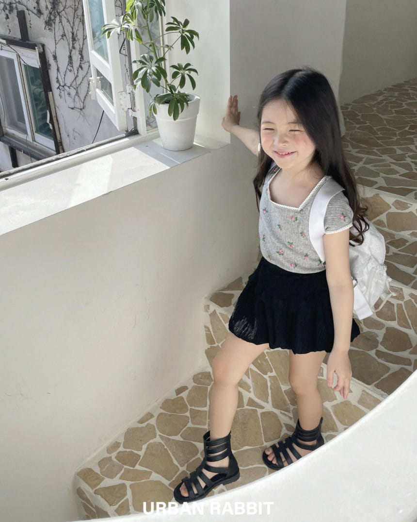 Urban Rabbit - Korean Children Fashion - #fashionkids - Lace Rose Tee - 8