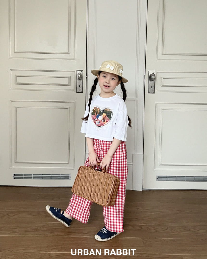 Urban Rabbit - Korean Children Fashion - #kidsshorts - Check Picnic Pants - 7