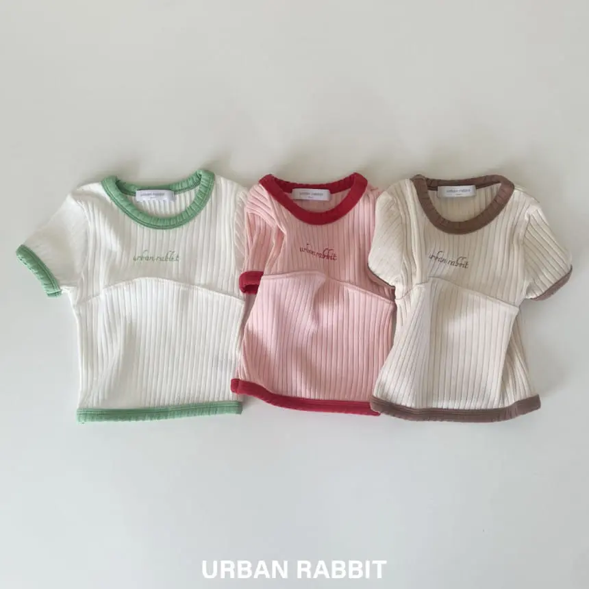 Urban Rabbit - Korean Children Fashion - #kidsshorts - Coco Piping  Tee