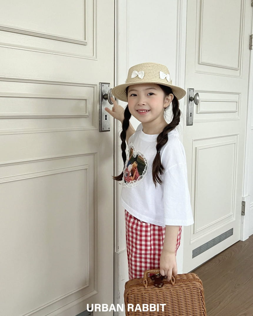 Urban Rabbit - Korean Children Fashion - #kidsshorts - Picnic Crop Tee - 5