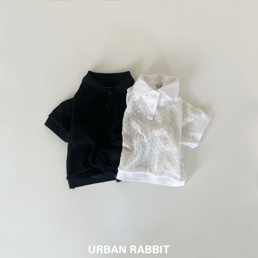Urban Rabbit - Korean Children Fashion - #kidsshorts - Summer Knit Collar Tee