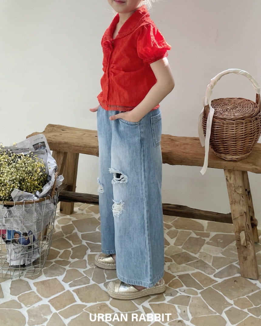 Urban Rabbit - Korean Children Fashion - #kidsstore - Open Vintage Denim - 11