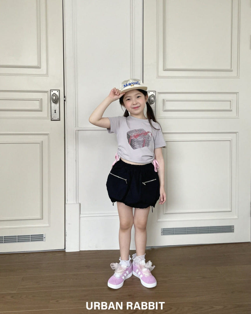 Urban Rabbit - Korean Children Fashion - #kidsstore - Present Shirring Tee - 9