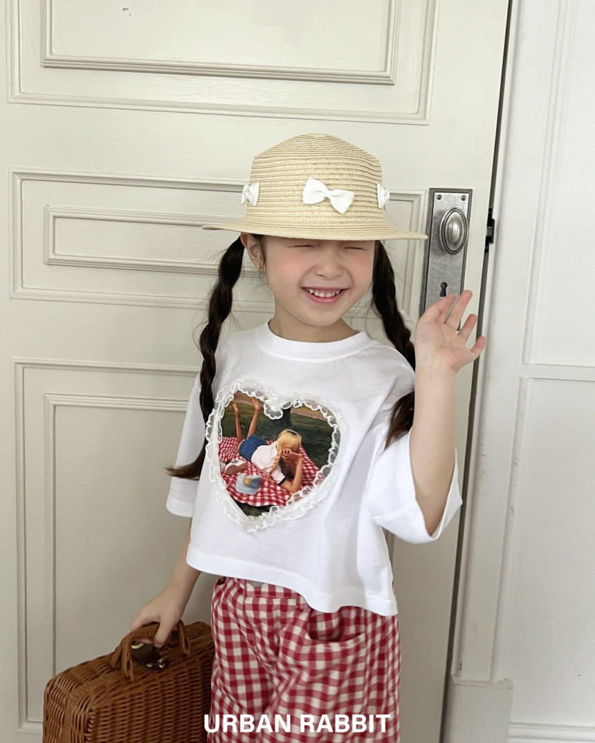 Urban Rabbit - Korean Children Fashion - #kidsstore - Picnic Crop Tee - 6